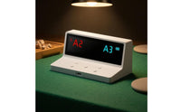 Button Controls Portable Electronic Scorekeeper Angled Body OLED Scorekeeper