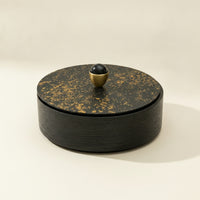 Solid Wood Box with Handle Modern Luxury Wooden Storage Box Vintage Influenced for Coffee Table, Desktop