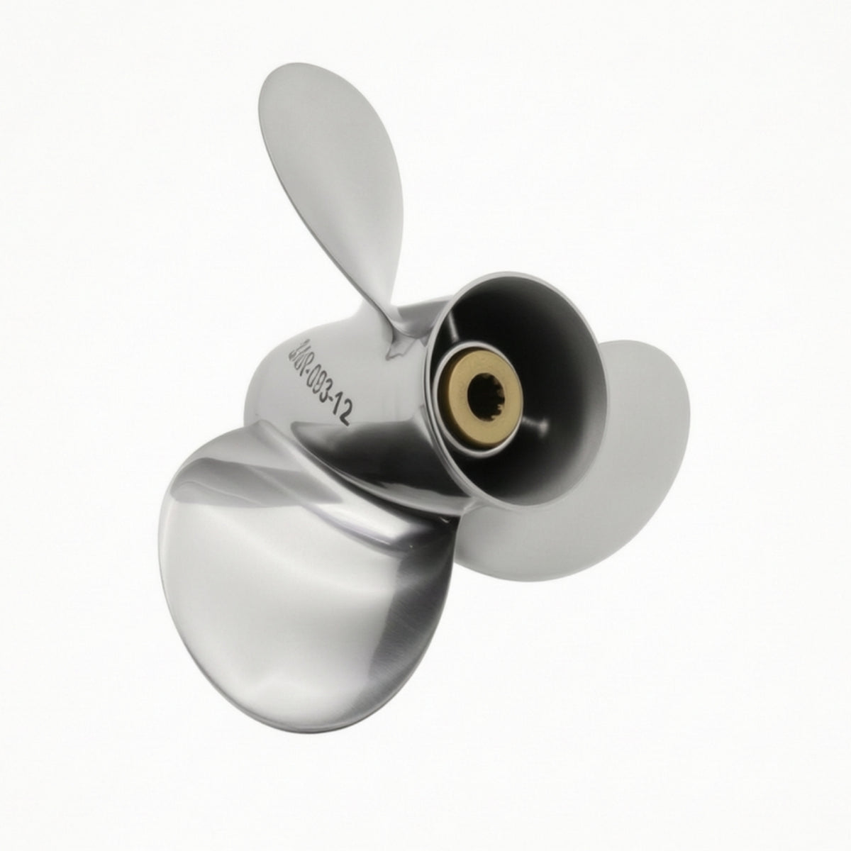 Outboards Boat Propeller Resistant Stainless Steel Propeller Polished for Boats