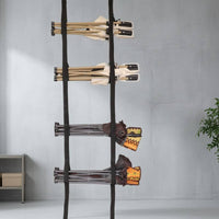 2 Pieces Looped Ends Wall Storage Strap Black Strapping Strap Organizer Flat Band