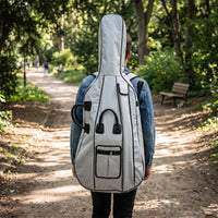 HG Century Movement 20mm Thickened Waterproof Cello Bag with Double Shoulder Straps
