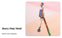 Powerful Ratcheting System Steel Rope Tensioner Safety Latch Hooks Manual Ratchet Wire Puller for Farm, Garage, Workshop