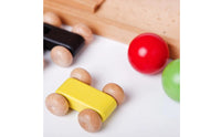Rolling Track Toy Fine Motor Wooden Exploratory Wooden Ramp   for Preschoolers, Kids, Playroom, Daycare, Classroom