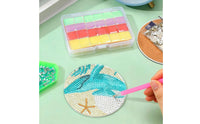 168 Pieces Easy to Carry Crystal Art Adhesive Crystal Painting Adhesive Refills Eco-Friendly for DIY Crafting
