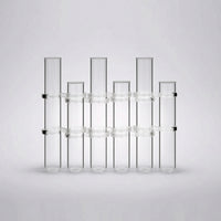 Modular Glass Test Tube Vase Minimalist Test Tube Vase Elegant Propagation Station Transparent for Windowsill
