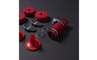 11 Pieces Drum Accessory Kit Vibration-Damping Cymbals Hardware Set Metal Cymbals Felt Pads for Sound StudiosStudio