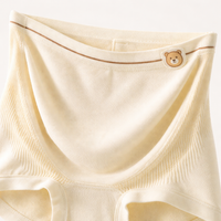Hospital Bag Postpartum Underwear with High Waist for C Section Recovery, Maternity Knickers with Silk Gusset, Seamless Design