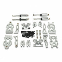 20 Pieces 1/16 Scale Metal Upgrade Kit 1/16 Scale Shock System Kit Wear Resistant