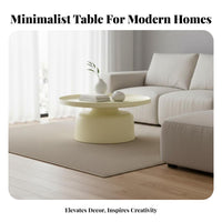 Modern Design Martini Side Table Minimalist Design Round Pedestal Table Small Footprint Home Furniture Versatile for Apartment Dwellers, Homeowners, Students, Living Room, Bedroom, Next to Sofa, Reading Nook