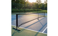 Pickleball Net System with Wheels Wheeled Pickleball Net with Wheels Outdoor for Coaches, Driveway, Backyard