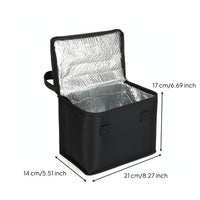 Lunch Bag with Shoulder Strap Foil-Lined Insulated Lunch Bag Soft Cooler Thermal Sturdy for Office, School