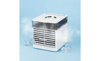 Compact USB Desktop Air Cooler Quiet Portable Mist Fan Mini Evaporative Cooler for Office Workers, Students, Desk, Home