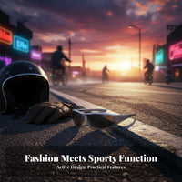 Edgy Eyewear Gender-Neutral Design Enveloping Edgy Sunglasses Futuristic Guard Sunglasses Protection Futuristic Eyewear