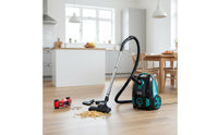 Telescopic Wand Bagged Canister Vacuum 1800 W Canister Vacuum Flexible Hose Home Appliance