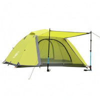 Double Layer Backpacking Tent Lightweight 2-Person Tent Outdoor Shelter Portable Easy Setup for Trekking