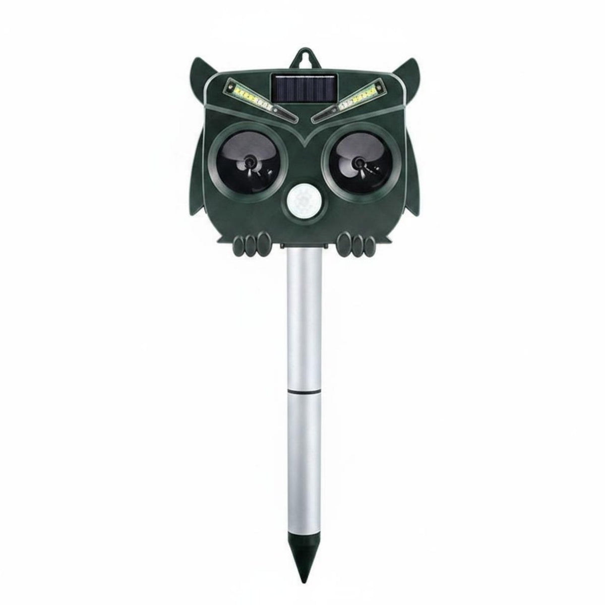 Multiple Modes Solar Creature Repeller Weather Resistant High-Frequency Repeller Multi Mode Outdoor Control Flash Light for Garden, Yard, Farm
