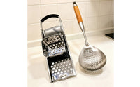 2 Pieces Spaetzle Maker Set Rust-Resistant Pastry Press and Colander Dishwasher Empanada Maker for Home Cooks
