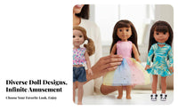 14 Inch Doll Clothes Imaginative Play Doll Pajama Set Great Gift Toy Accessory for Girls, Kids, funny time,