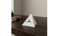 Minimalist Desk Clock Modern Stainless Steel Clock Easy Reading for Office