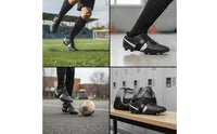 Elastic Shoe Strap with Soccer Symbol Stretch Shoe Upper Fixing Sleeve Slip-Resistant for Athletes, Sports Training