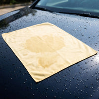 Suede-Like Car Drying Towel and Microfibre Cloth, 43x32cm Microfibre Cloth for Quick Water Absorption, High Absorbency Car Drying Towel