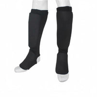 Shin Instep Guard Shock Absorbing Shin Instep Guards Thick Padding Leg Protector for Taekwondo Practitioners, Kickboxers, Sparring, Training