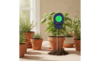 3-in-1 Digital Soil Tester with Two Probes Lcd Soil pH Meter with Metal Probes Multifunctional Handheld for Gardeners, Plant Lovers, Garden, Greenhouse, Flower Pots