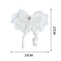 Three-Dimensional Butterfly Lace Applique Embroidered Butterfly Applique Transparent Embellishment Textured for Crafters, Costume Designers, Sewing Projects, Stage Costumes, Hat Making