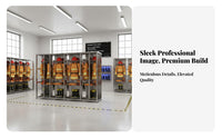 Firefighter Gear Rack 304 Stainless Steel Turnout Gear Storage Rack Electric Rotating Uniform Stand for Firefighters, Emergency Responders