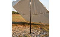 Adjustable Tarp Pole Waterproof Telescoping Tent Pole Adjustable Tarp Poles Includes Rainproof Cap Extendable Awning Support