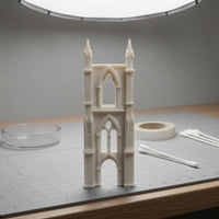 Miniature Gothic Arch Arched Openings Gothic Arch Backdrop Pointed Tapered Tips for Dollhouse, Diorama