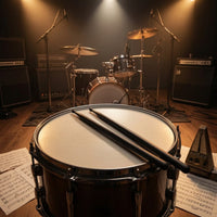 Drumsticks with Round Tip Matte Finish Drumsticks with Rounded Tips Responsive Drumstick Pair for Drum Practice