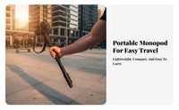 Monopod Lightweight Aluminum Alloy Monopod Single Leg Camera Support Small Portable Camera Unipod Multi-Function for Travelers