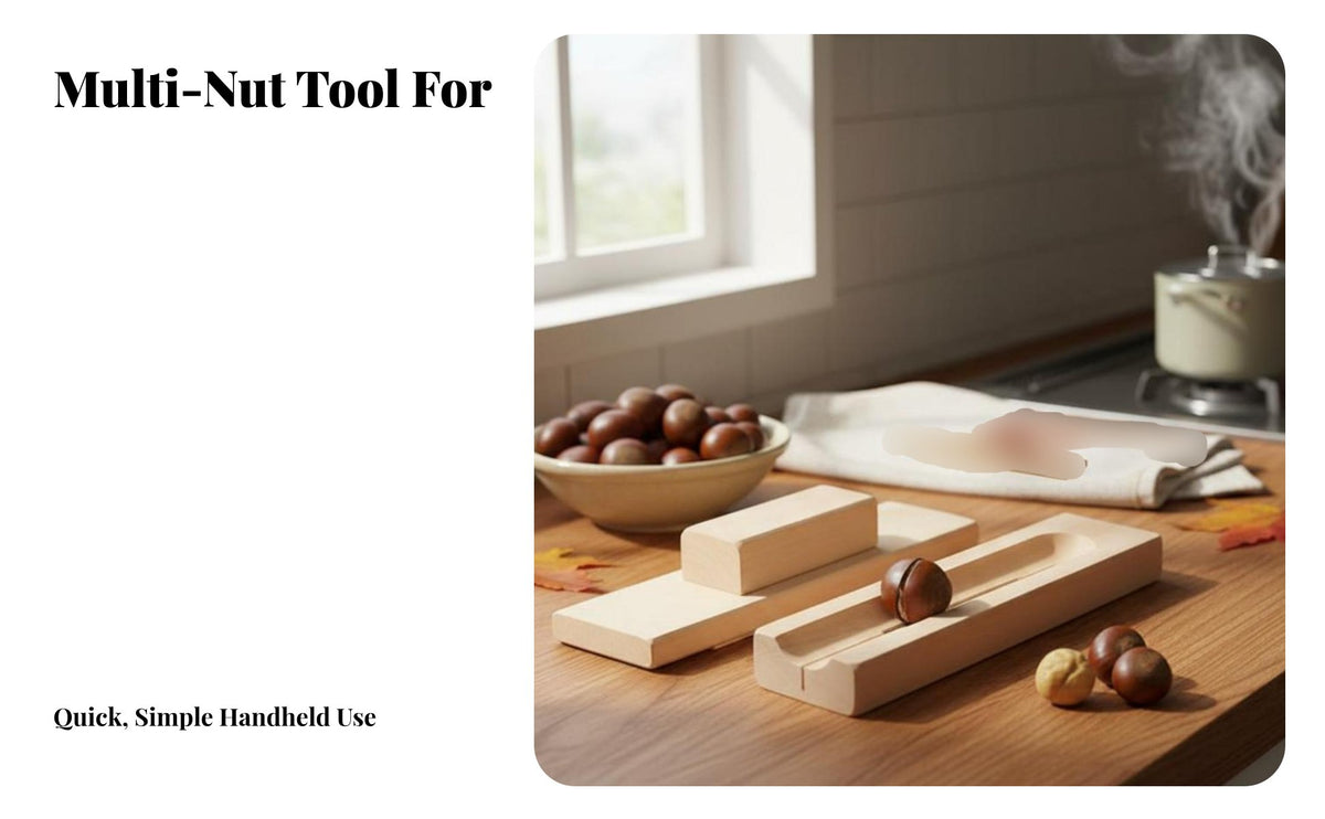 Nut Crack Er Easy to Use Nut Sheller Tool Nut Shelling Tool Multifunctional Kitchen Utensil Anti-Slip Design for Families
