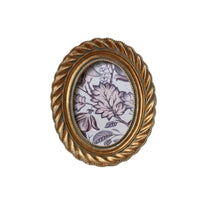 Oval Picture Frame Vintage Oval Photo Frame Gold for Vanity