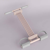 Full Body Workout Pedal Resistance Band Multifunctional Elastic Pull Rope Exerciser Portable Chest Expander Puller Comfortable Foam Handles for Women, Beginners, Home, Gym, Office