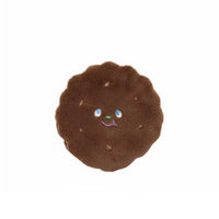 Mental Stimulation Cheese Slice Dog Toy Crinkle Soft Fabric Toy for Boredom Busting