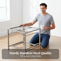Kotatsu Table Space Saving Multi-Functional Warming Table Compact Design Foldable Heater Stand for Family, Adults, Winter Season, Living Room, Bedroom