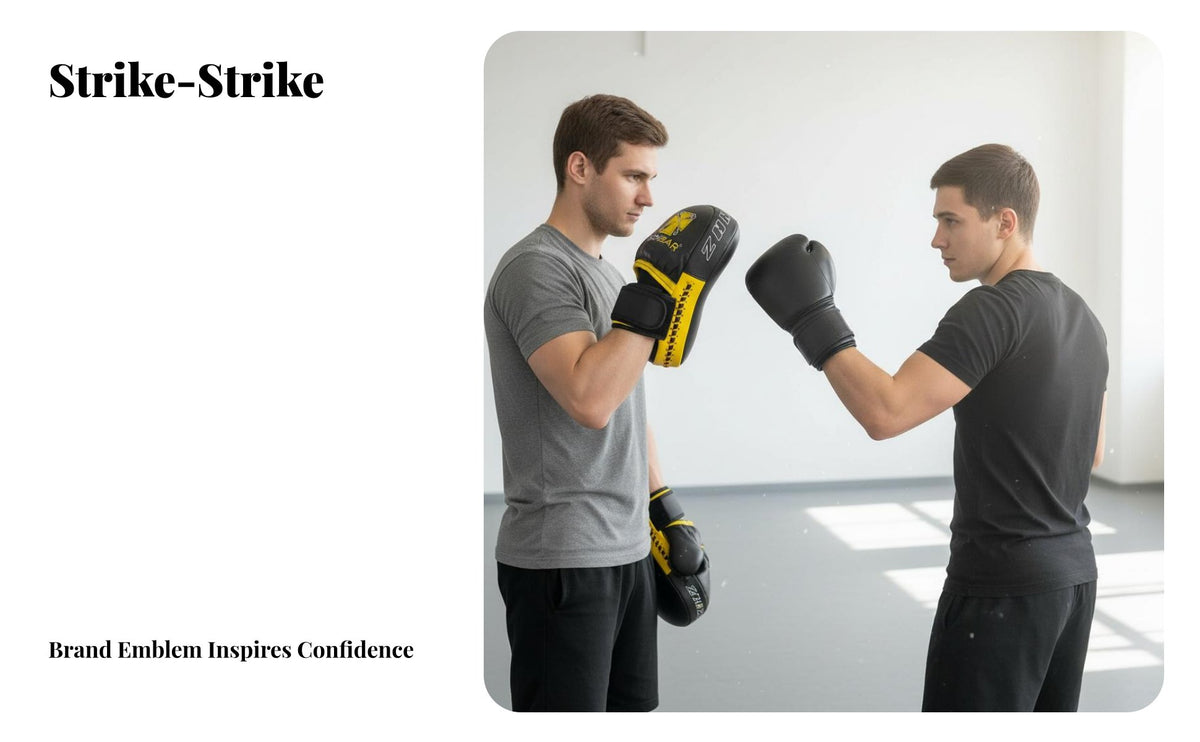 Shock Absorbing Taekwondo Kicking Pad Force Resistant Muay Thai Strike Guard Ergonomic Grip Boxing Hand Pads Adjustable Strap for Athletes, Beginners, Kickboxing, Sparring Practice, Home Workout, Dojo