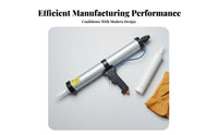 Pneumatic Caulking Professional Grade Air Sealant Aluminum Alloy Power Tool for DIY Enthusiasts, Grouting, Workshops, Building Decoration