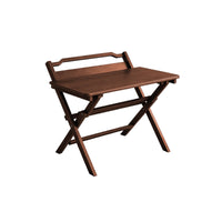 Folding Design Foldable Computer Desk Space-Saving foldable X-Frame Desk Installationincluded Writing Table No Assembly Required for Remote Workers, Apartment Dwellers, Homeowners, Small Spaces, Bedroom, Study Room, Home Office