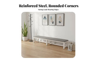 Padded Shoe Bench Multi-Purpose Padded Entryway Bench adaptable Use Long Stool for Homeowners, Business Owners, dressing area, Bedroom, Retail outlet