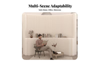 Foldable Accordion Paper Divider Multi-Functional Folding Screen Flexible Shape Room Partition Easy to Assemble for Event Planners, Home Office Workers, cosmetic studio, showcase, Studio Apartment, Retail outsidelet