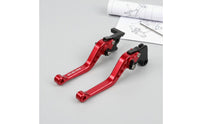 2 Pieces Brake Handle Lightweight CNC Aluminum Motorcycle Levers Rust Resistant Vehicle Replacement for DIY Modifiers