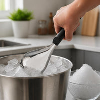 Stainless Steel Ice Shaver with Handle for Home and Commercial Use