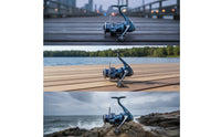 Rotating Fishing Reel Smooth Fishing Reel with Metal Spool Long-Cast All-Weather for Anglers
