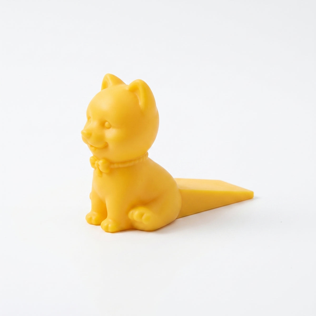 Glossy Dog-Shaped Wedge Door Stopper Single-Piece Cartoon Dog Door Stop Compact Household Item Hard-Shell