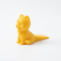 Glossy Dog-Shaped Wedge Door Stopper Single-Piece Cartoon Dog Door Stop Compact Household Item Hard-Shell