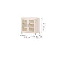 Installation-No-Assembly Foldable Shoe Cabinet No Assembly Stackable Shoe Storage Box Dust-Proof Plastic Storage Container with Doors Space-Saving for Students, Apartment Dwellers, Entryway, Dorm Room, Bedroom, Closet