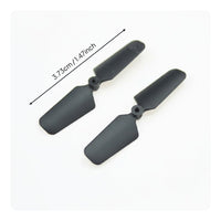 Rc Helicopter Tail Propeller Set Easy to Install Helicopter Tail Rotor Rotors for Repair